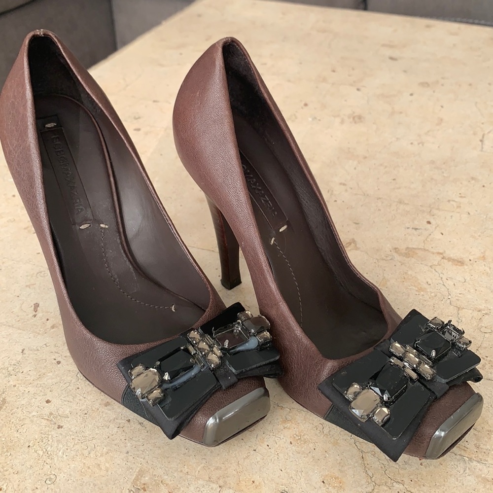 Brown heels